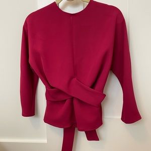 Topshop Burgundy Blouse / Top